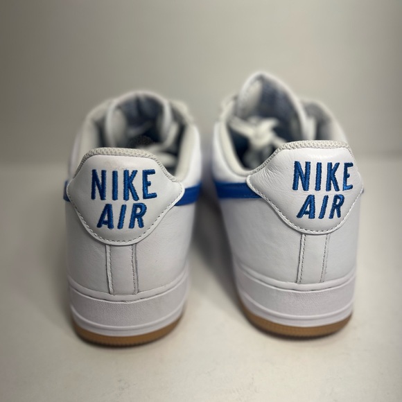 Nike Air Force 1'07 Low Men's Shoes White/Royal Blue DJ3911-101 Used Size 13 - Picture 12 of 12